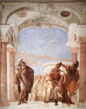 Giovanni Battista Tiepolo : Villa Valmarana The Rage of Achilles